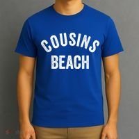 The Summer Cousins Beach I Turned Pretty College Letters T-Shirt thumb 3