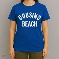 The Summer Cousins Beach I Turned Pretty College Letters T-Shirt thumb 4