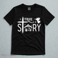 True Story Christmas Nativity Jesus Christian T-Shirt thumb 5