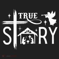 True Story Christmas Nativity Jesus Christian Beanie thumb 2