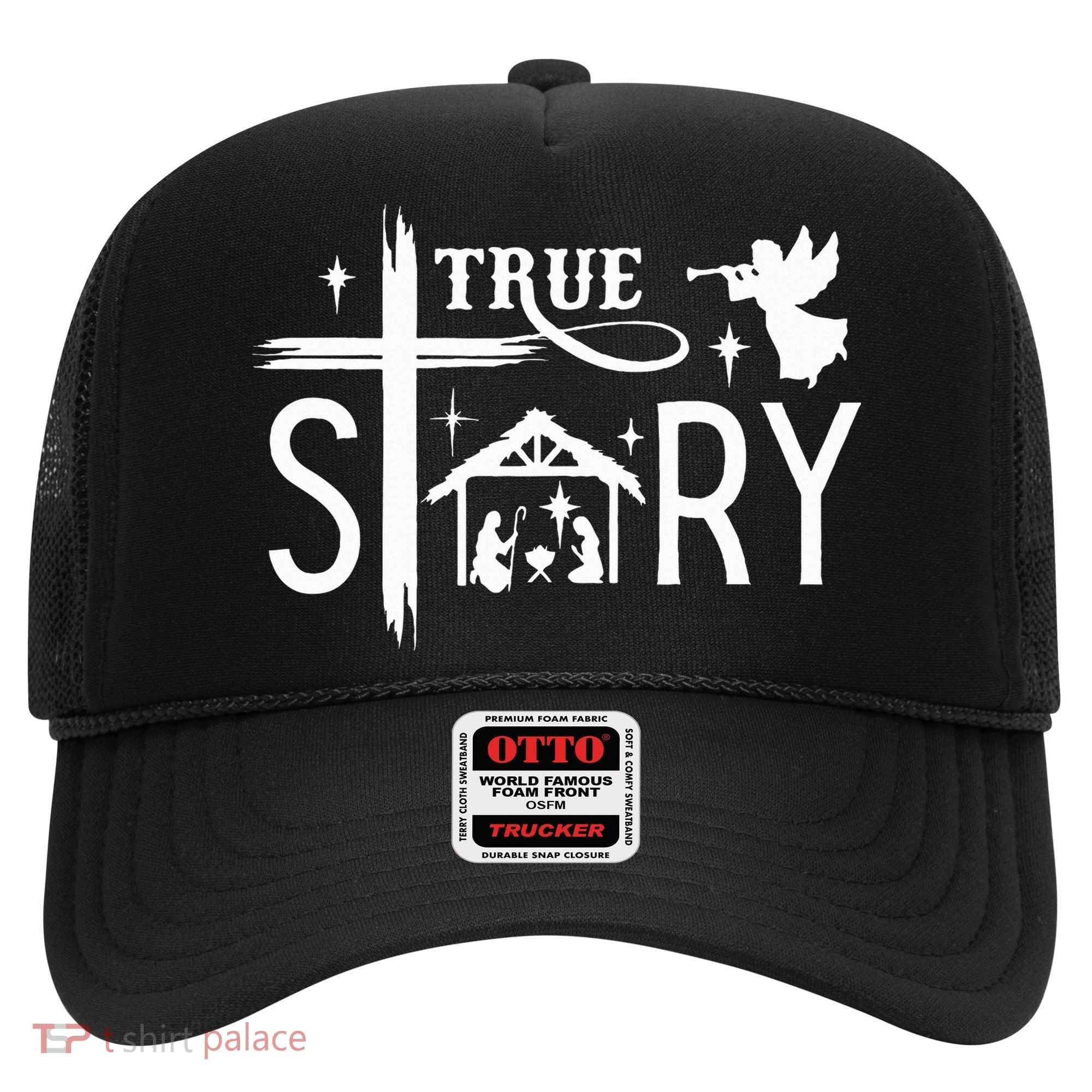 True Story Christmas Nativity Jesus Christian Hat