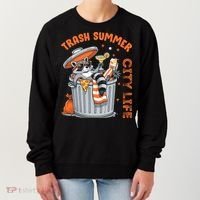 Trash Summer City Life Raccoon Women's Sweatshirt thumb 0