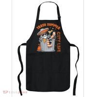 Trash Summer City Life Raccoon Apron thumb 0