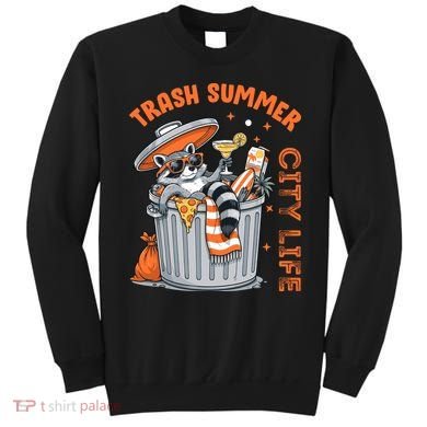 Trash Summer City Life Raccoon Sweatshirt
