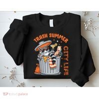 Trash Summer City Life Raccoon Sweatshirt thumb 2