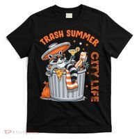 Trash Summer City Life Raccoon T-Shirt thumb 0