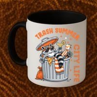 Trash Summer City Life Raccoon Coffee Mug thumb 2