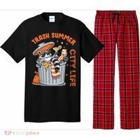 Trash Summer City Life Raccoon Pajama Set thumb 0