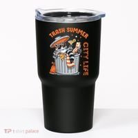 Trash Summer City Life Raccoon Tumbler thumb 0