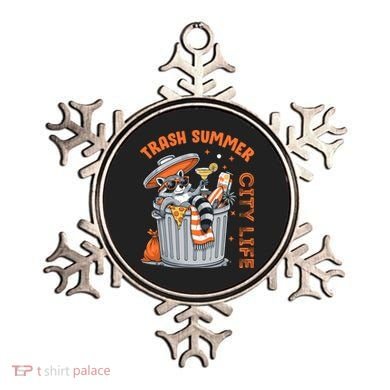 Trash Summer City Life Raccoon Ornament