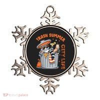 Trash Summer City Life Raccoon Ornament thumb 0