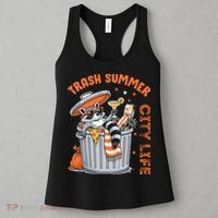 Trash Summer City Life Raccoon Women's Tank Top thumb 3