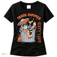 Trash Summer City Life Raccoon Women's T-Shirt thumb 0