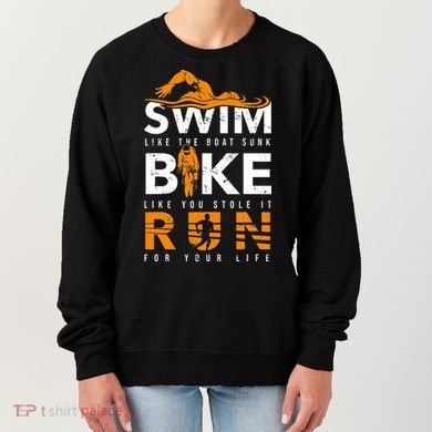 Triathlon Swimming Cycling Running Women's Sweatshirt