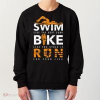 Triathlon Swimming Cycling Running Women's Sweatshirt thumb 0
