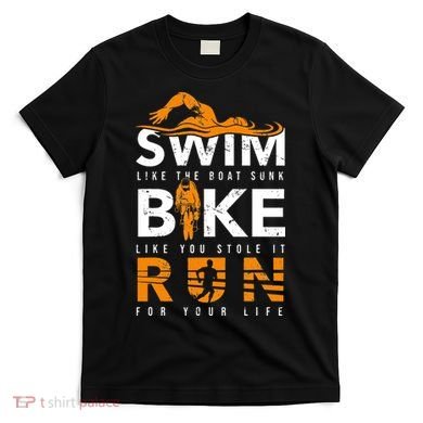 Triathlon Swimming Cycling Running T-Shirt