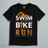 Triathlon Swimming Cycling Running T-Shirt thumb 5