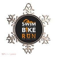 Triathlon Swimming Cycling Running Ornament thumb 0