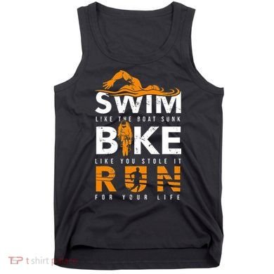 Triathlon Swimming Cycling Running Tank Top