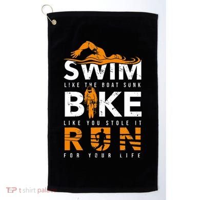 Triathlon Swimming Cycling Running Golf Towel