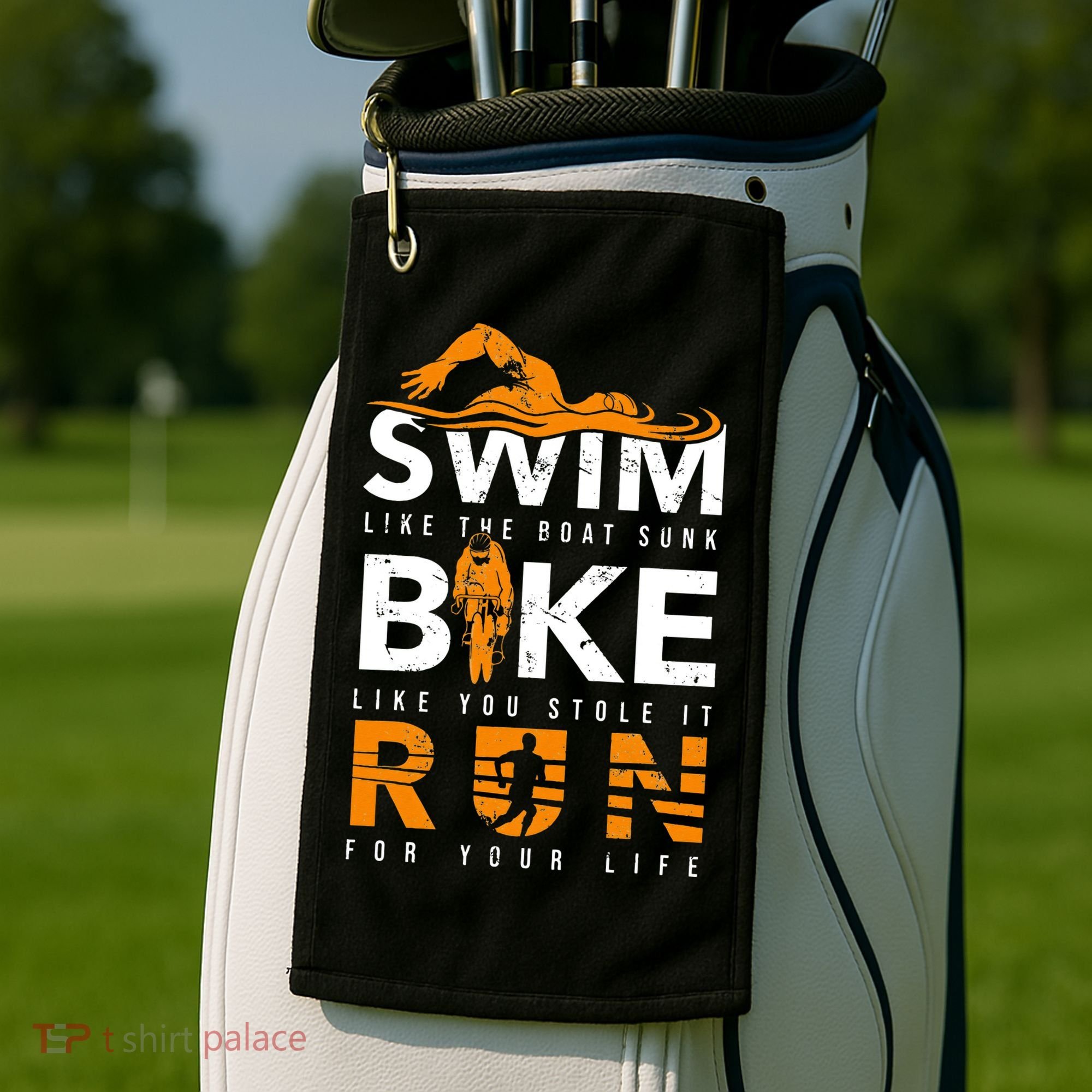 Triathlon Swimming Cycling Running Golf Towel