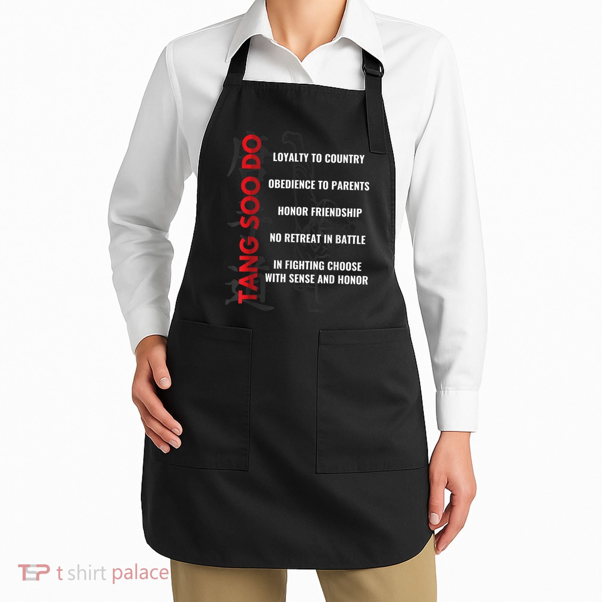 Tang Soo Do Martial Arts Karate Training Apron