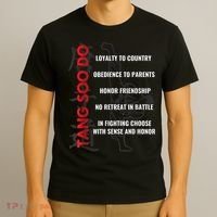 Tang Soo Do Martial Arts Karate Training T-Shirt thumb 3