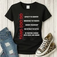 Tang Soo Do Martial Arts Karate Training Women's T-Shirt thumb 3