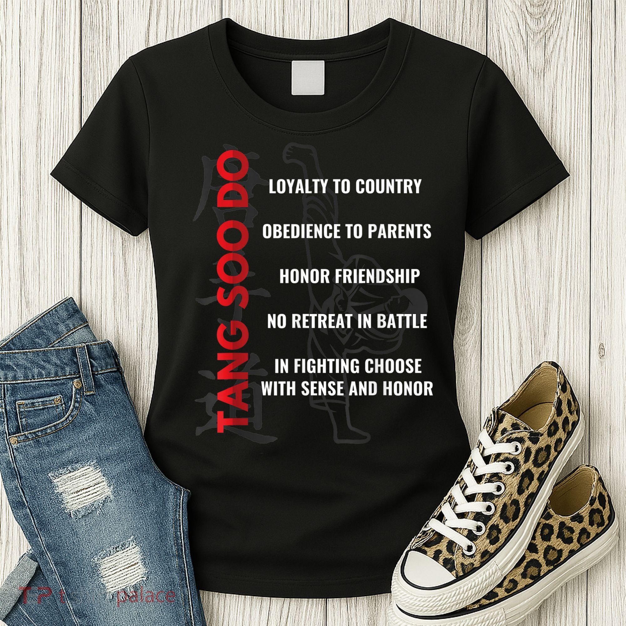 Tang Soo Do Martial Arts Karate Training Women's T-Shirt
