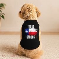 Texas Strong Distressed Flag Texan Pride Doggie Tank thumb 2