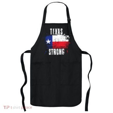 Texas Strong Distressed Flag Texan Pride Apron