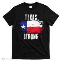 Texas Strong Distressed Flag Texan Pride T-Shirt thumb 0