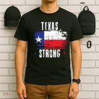 Texas Strong Distressed Flag Texan Pride T-Shirt thumb 6