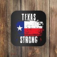 Texas Strong Distressed Flag Texan Pride Coaster thumb 0