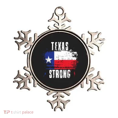 Texas Strong Distressed Flag Texan Pride Ornament