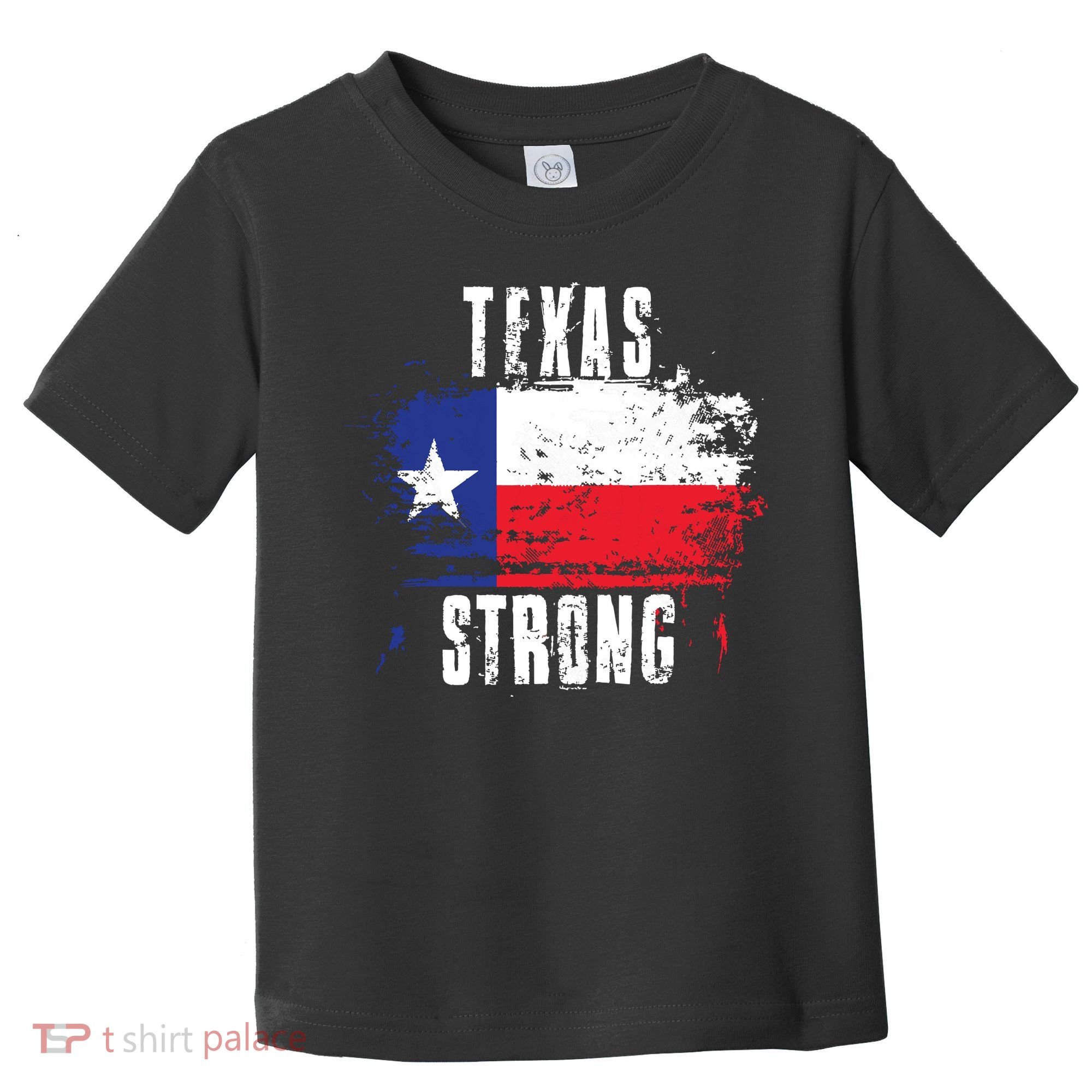 Texas Strong Distressed Flag Texan Pride Toddler T-Shirt