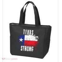 Texas Strong Distressed Flag Texan Pride Tote Bag thumb 3