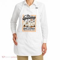 The Spooky Dog Lady Spooky Dog Mom Childless Dog Lady For Kamala Harris Apron thumb 2