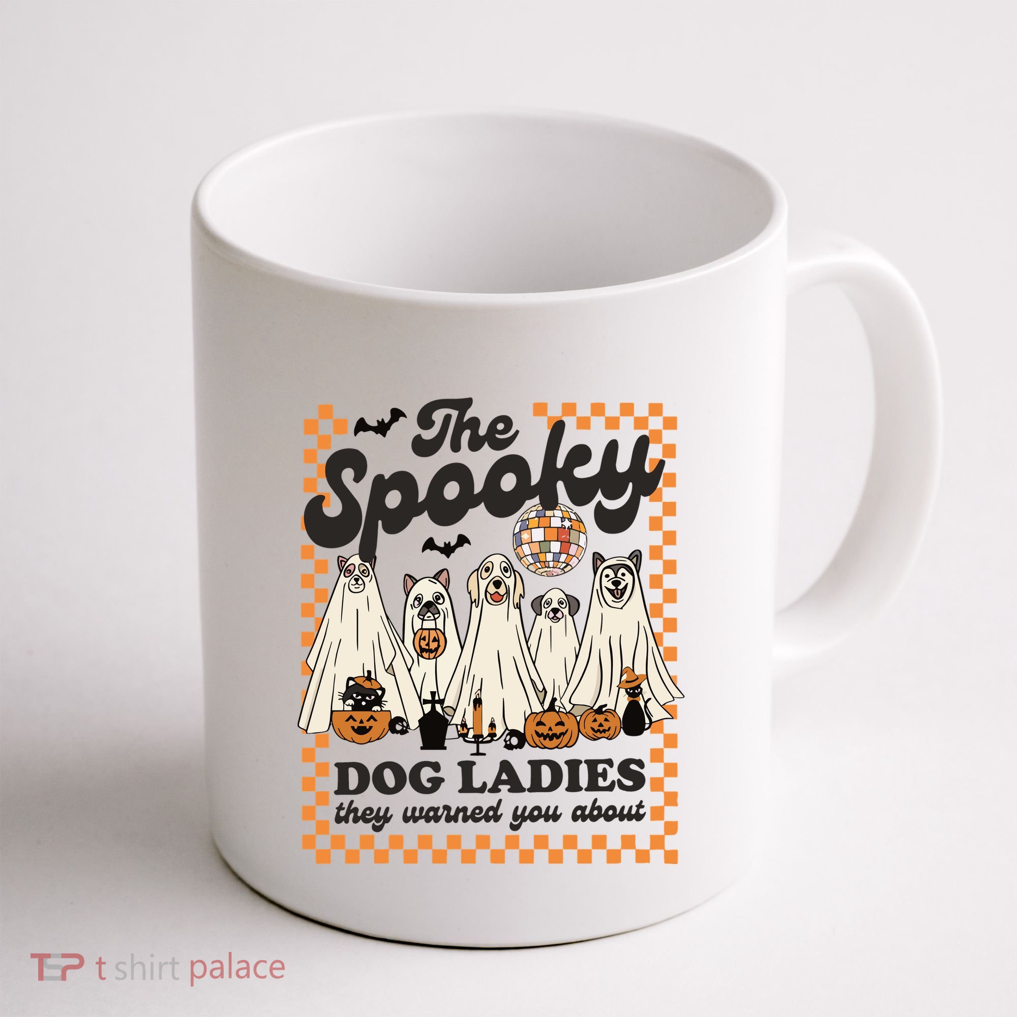 The Spooky Dog Lady Spooky Dog Mom Childless Dog Lady For Kamala Harris Coffee Mug