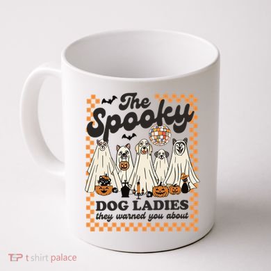 The Spooky Dog Lady Spooky Dog Mom Childless Dog Lady For Kamala Harris Coffee Mug