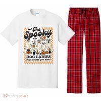 The Spooky Dog Lady Spooky Dog Mom Childless Dog Lady For Kamala Harris Pajama Set thumb 0