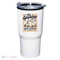 The Spooky Dog Lady Spooky Dog Mom Childless Dog Lady For Kamala Harris Tumbler thumb 0