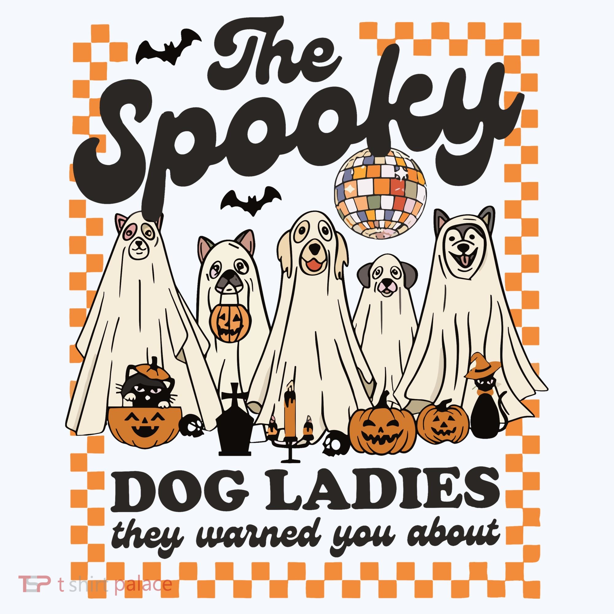The Spooky Dog Lady Spooky Dog Mom Childless Dog Lady For Kamala Harris Tank Top