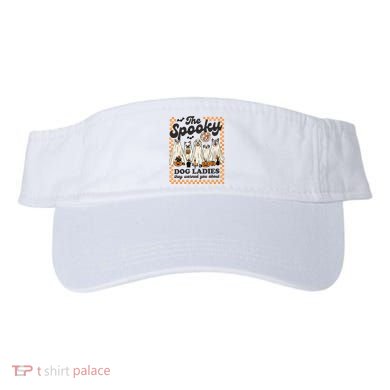 The Spooky Dog Lady Spooky Dog Mom Childless Dog Lady For Kamala Harris Visor