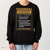 Tech Support Definition Funny Computer Geek Women's Sweatshirt thumb 0