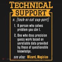 Tech Support Definition Funny Computer Geek Polo thumb 3