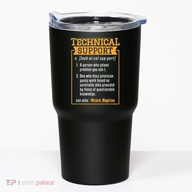 Tech Support Definition Funny Computer Geek Tumbler