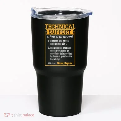 Tech Support Definition Funny Computer Geek Tumbler