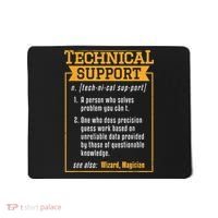 Tech Support Definition Funny Computer Geek Mousepad thumb 0