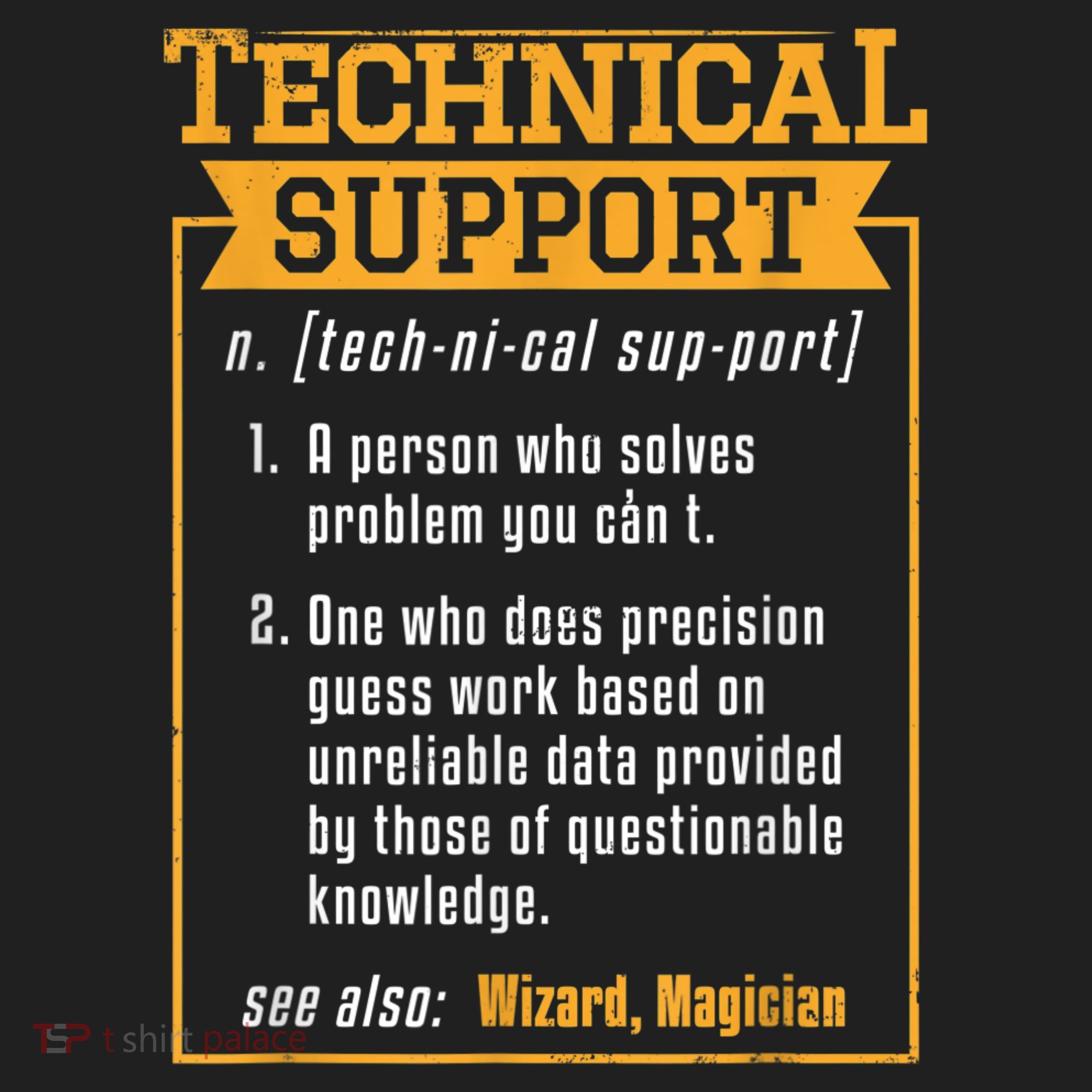 Tech Support Definition Funny Computer Geek Golf Towel